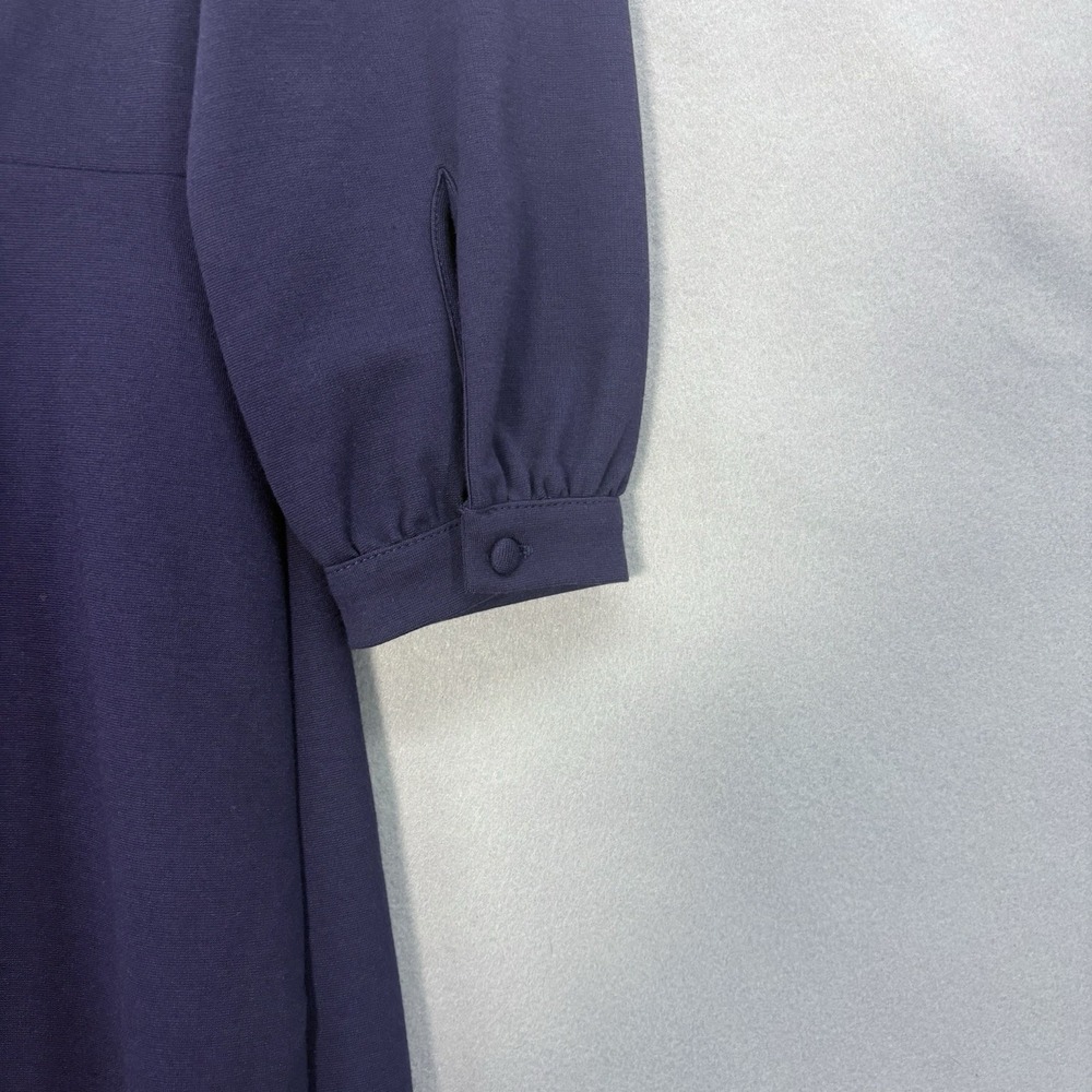 Boden Alexandra Ponte A-Line Sheath Dress Size 4 Petite Navy Blue Classic Career - Picture 7 of 15